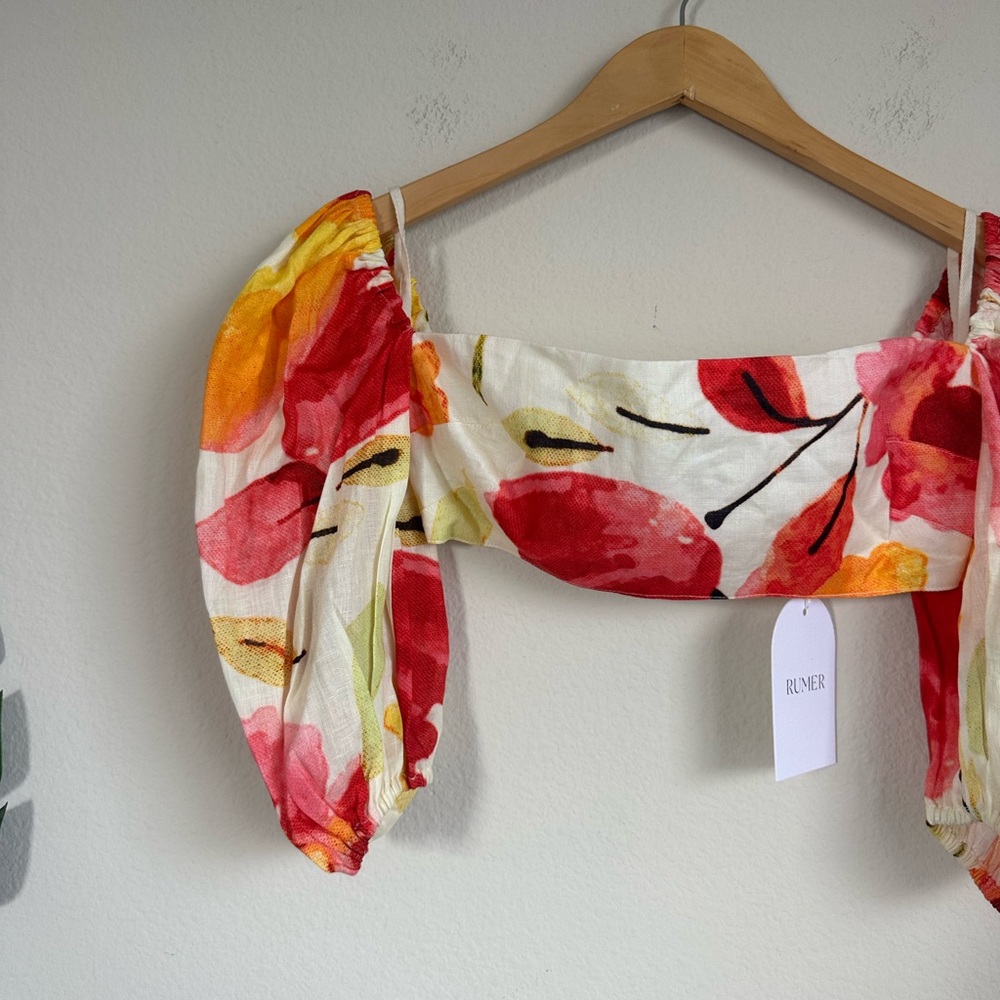 NWT Rumer Sunshine Crop Top - Picture 3 of 9